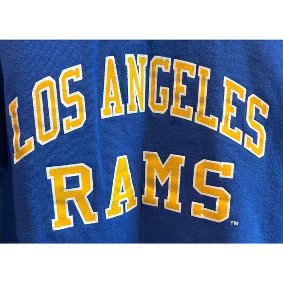 Vintage Russell Athletic Blue LOS ANGELES RAMS Crewneck Sweatshirt Size M *C1 - Picture 1 of 4